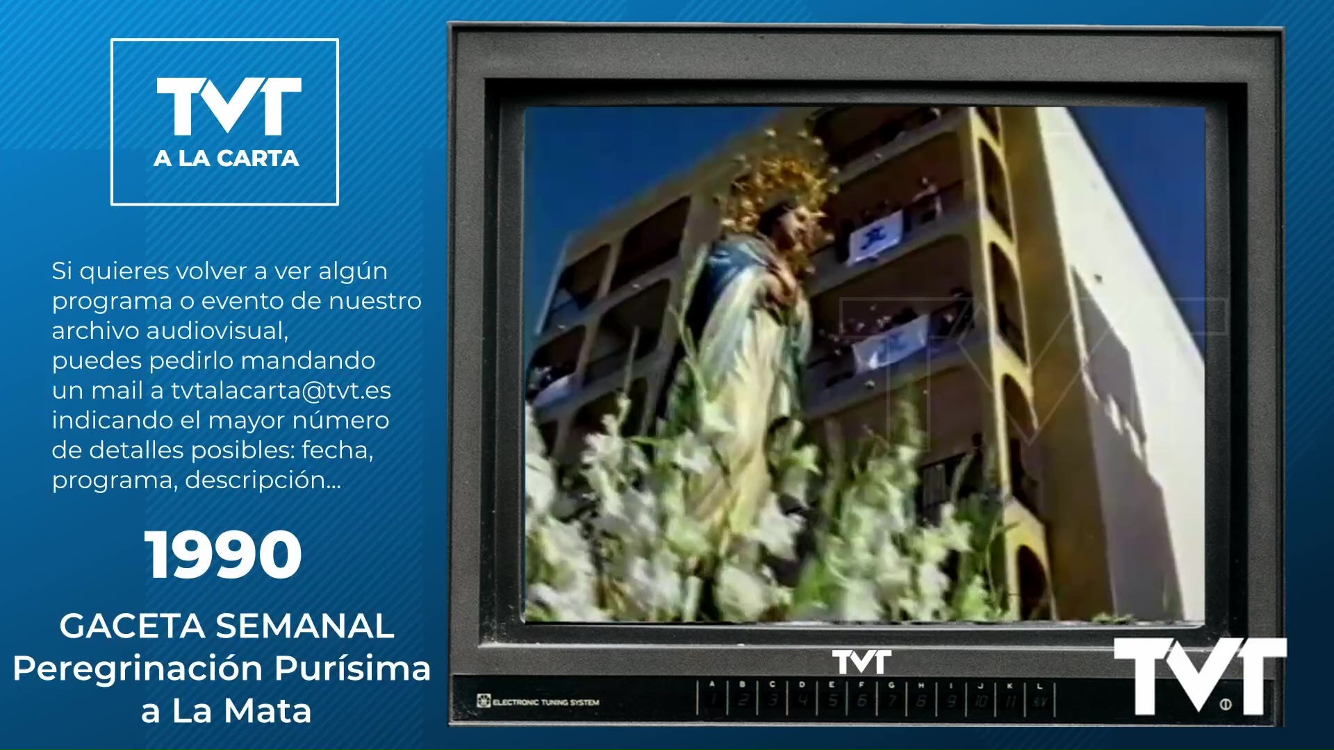 10 - Gaceta Semanal: peregrinación Inmaculada a La Mata 1990